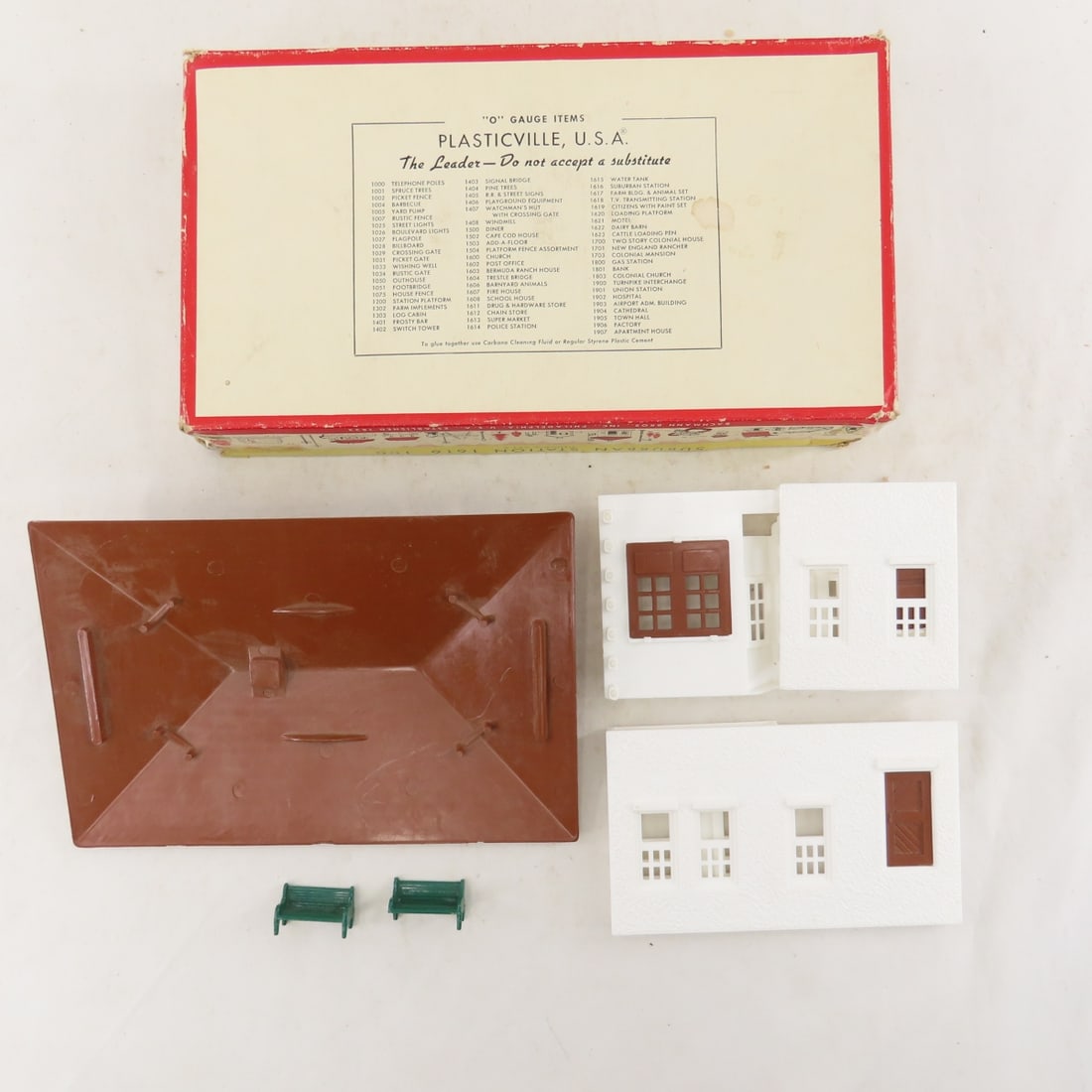 Vintage O & S Gauge Plasticville Buildings, Kits - 7