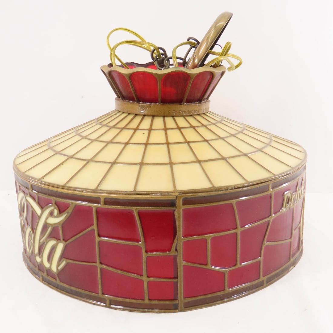 Vintage Coca Cola Round Ceiling Mount Light - 4