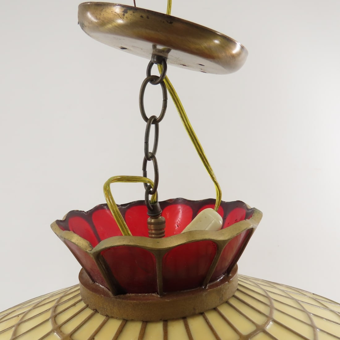 Vintage Coca Cola Round Ceiling Mount Light - 7