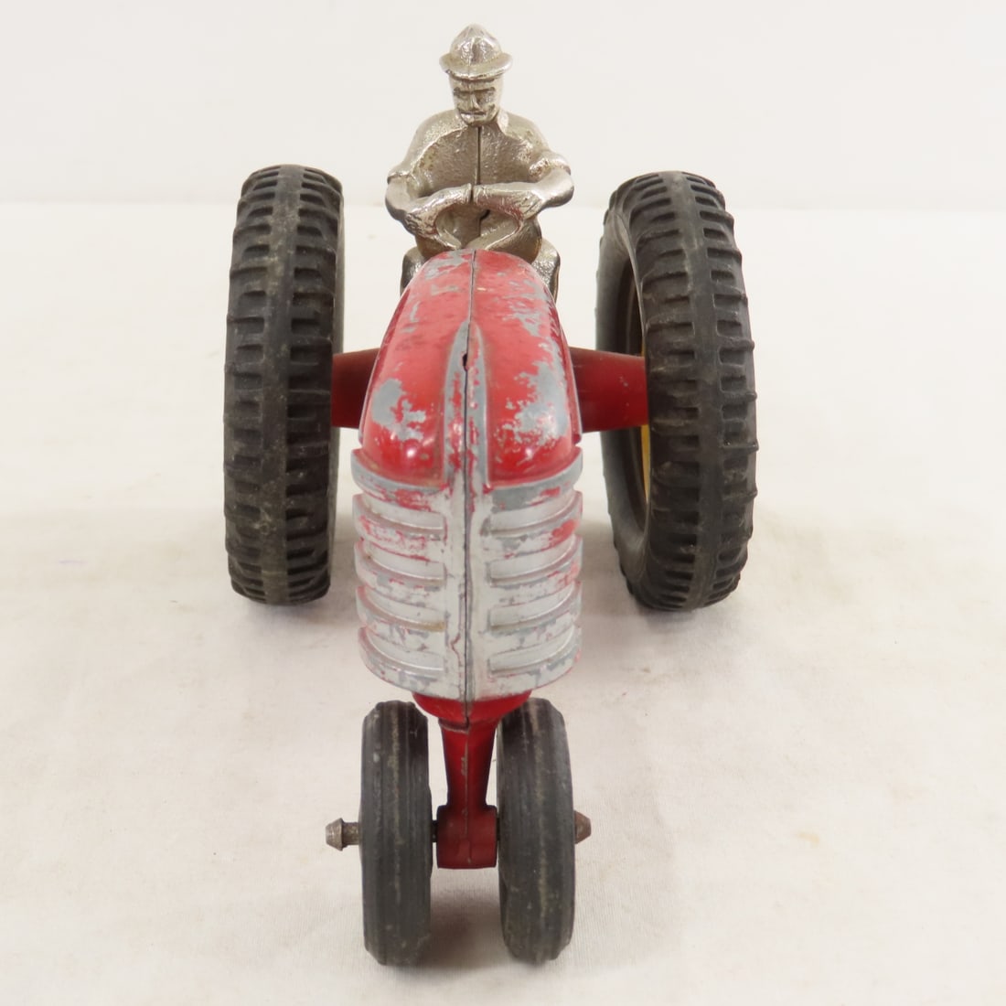 3 Vintage Hubley Tractors & ERTL Wagons - 5