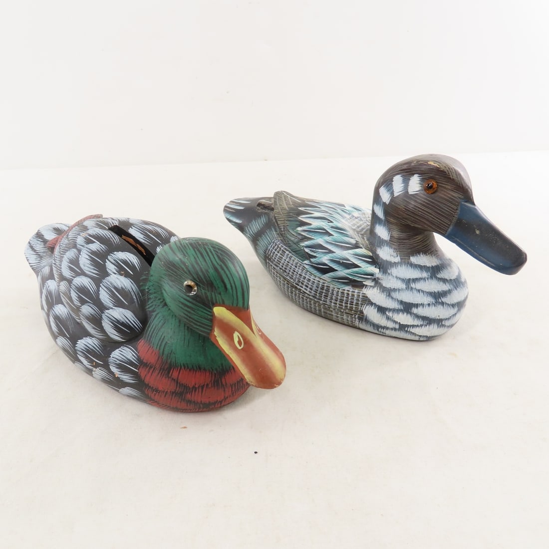 Collection of Ceramic & Plant Fiber Ducks Decor - 6