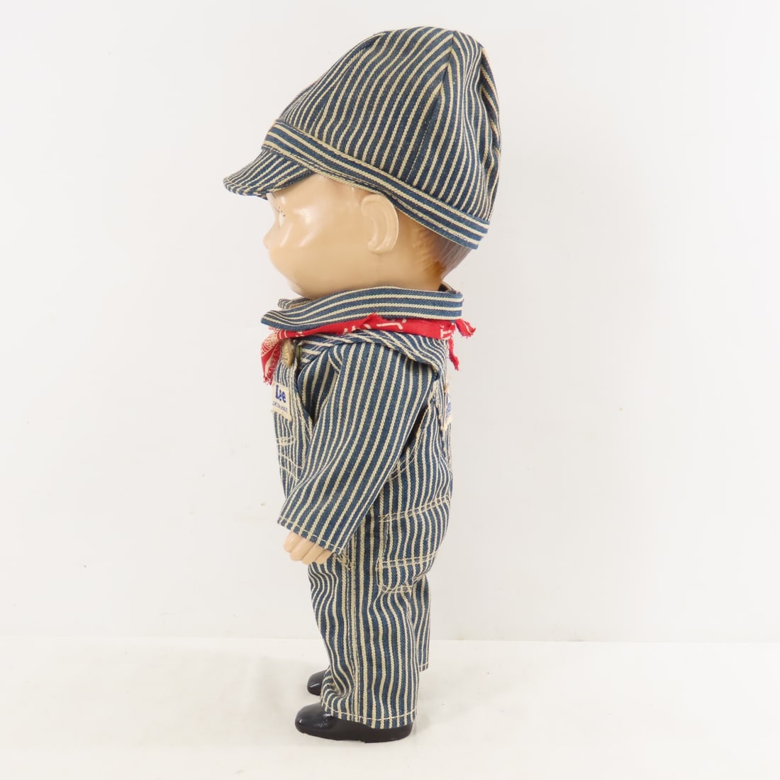 Vintage Buddy Lee Train Engineer Doll, Gold Snaps - 4