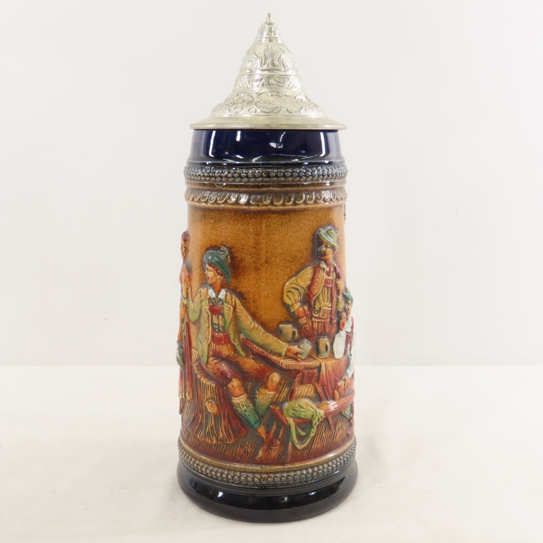 6 Vintage Ceramic German Beer Steins - 3