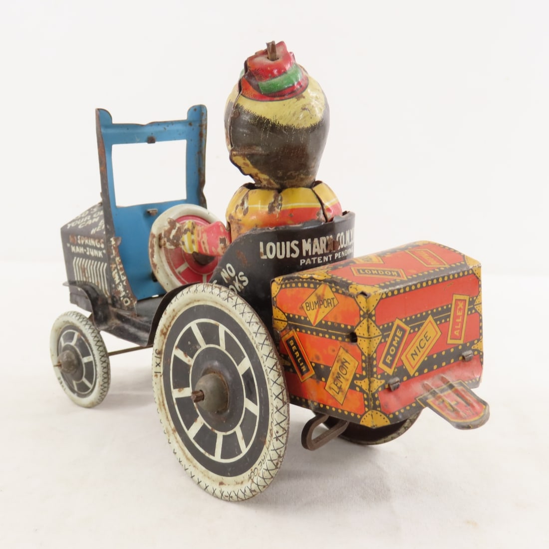 Vintage Marx Joy Rider Tin Litho Wind-Up Car - 3