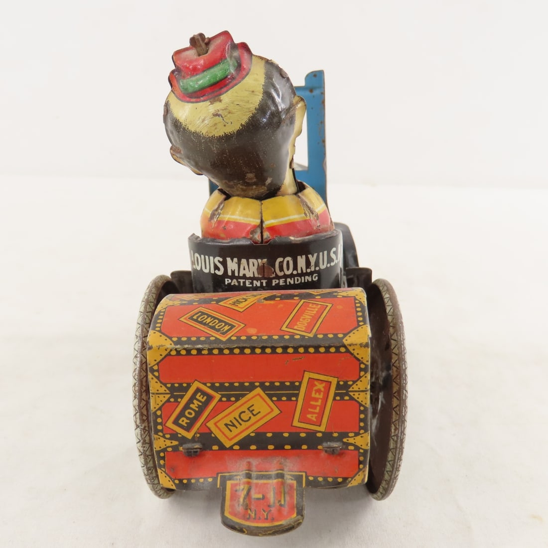 Vintage Marx Joy Rider Tin Litho Wind-Up Car - 4