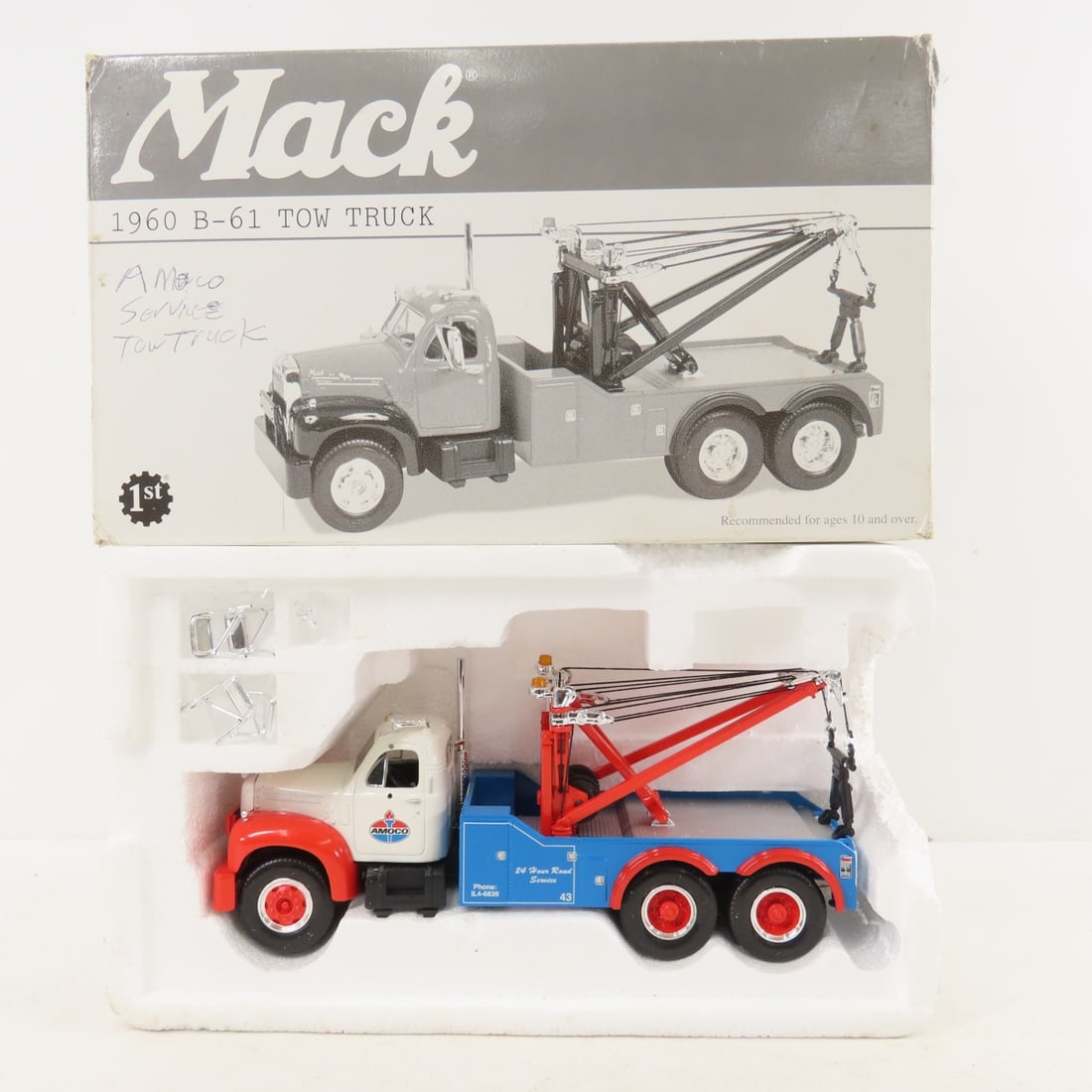 3 1st Gear Mack 1:34 Scale Tow Trucks in Box - 7