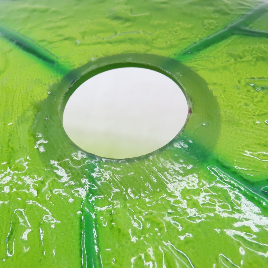 Eden Bath, Green Leaf Shaped Glass Vessel Sink - 3