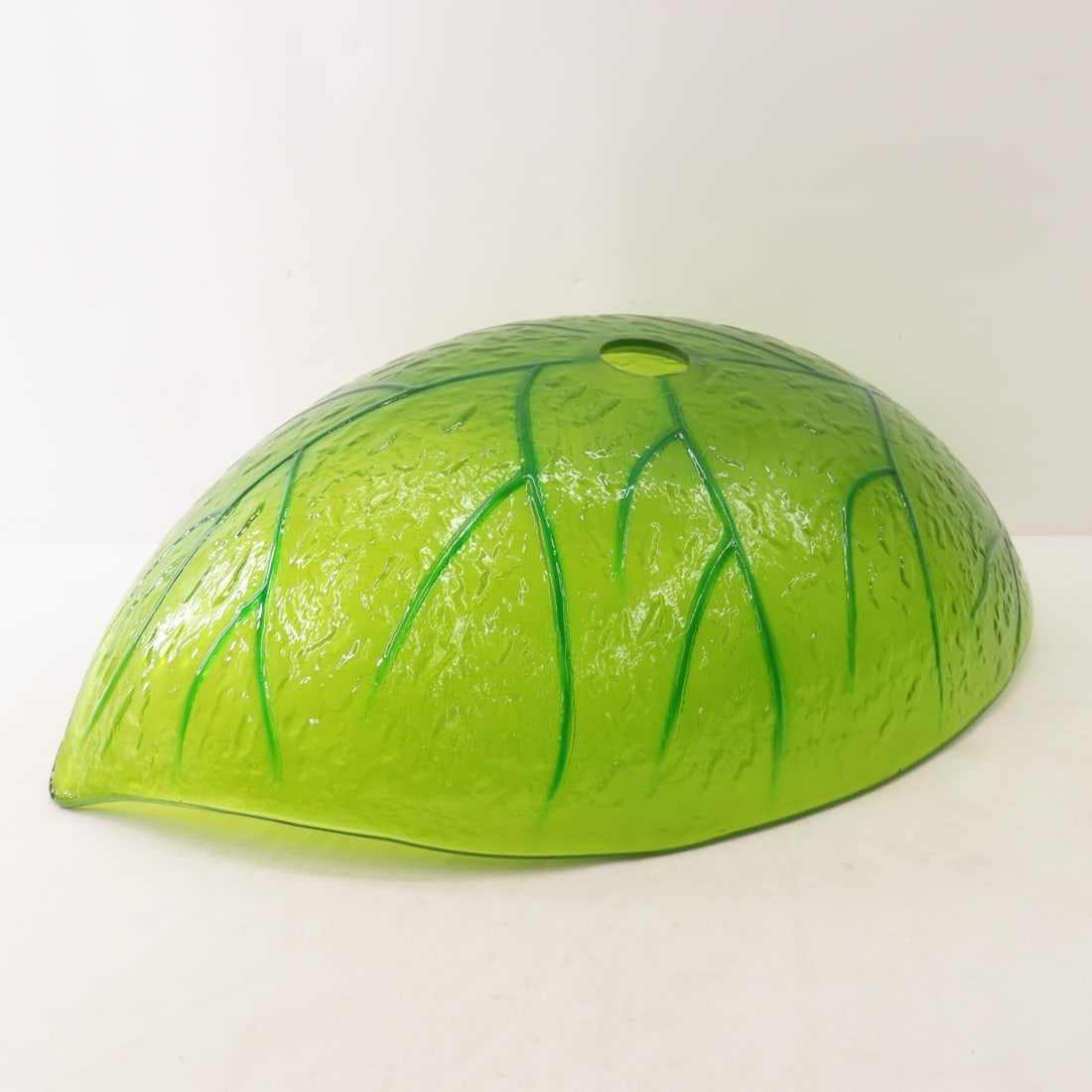 Eden Bath, Green Leaf Shaped Glass Vessel Sink - 5