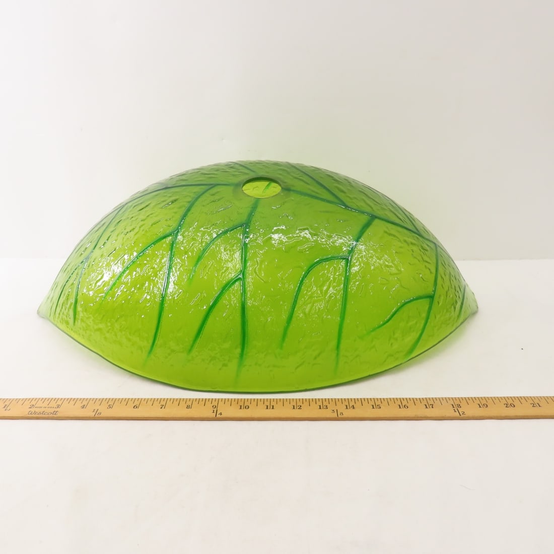 Eden Bath, Green Leaf Shaped Glass Vessel Sink - 6