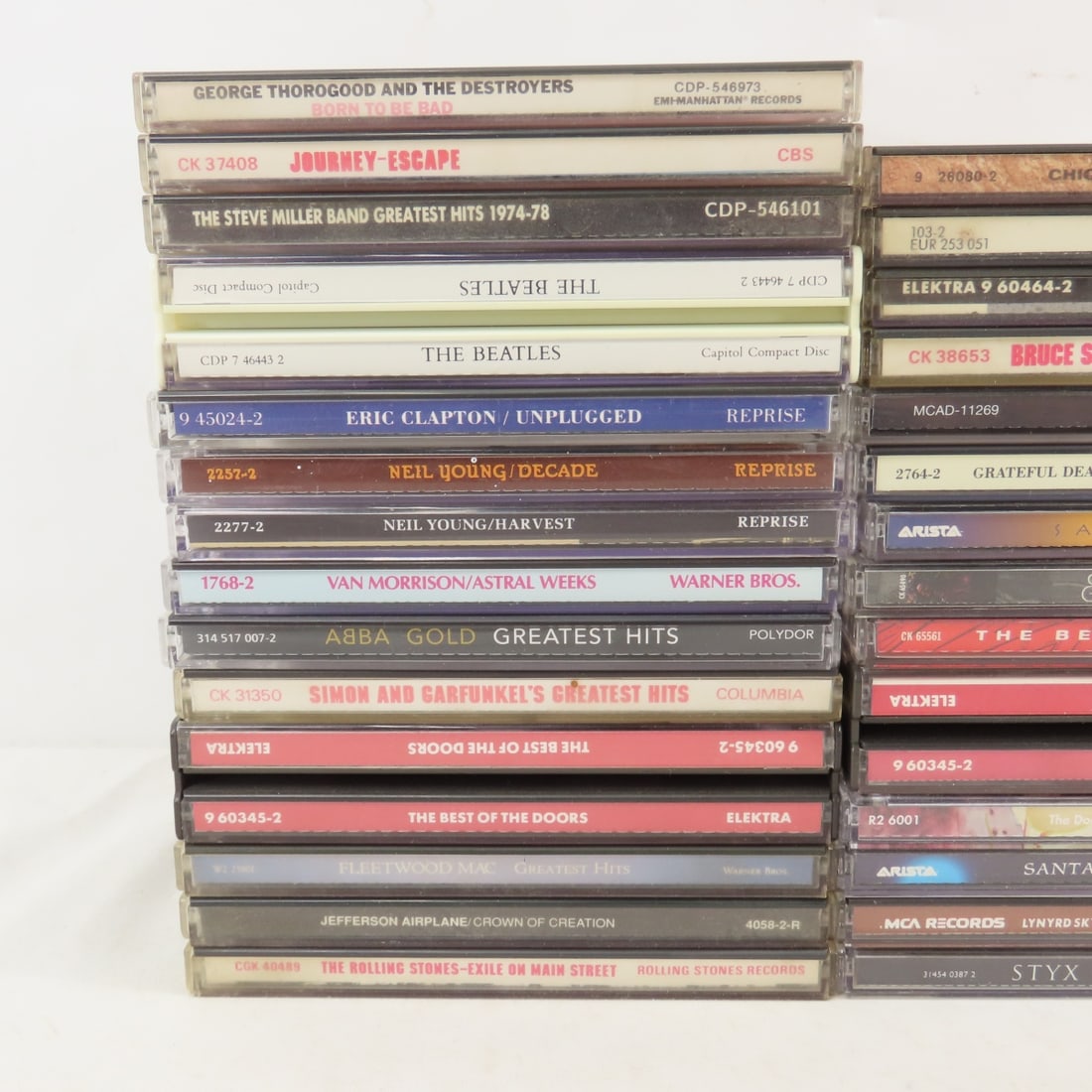 45+ Classic Rock CDs, Doors, Beatles, Journey, REO - 2