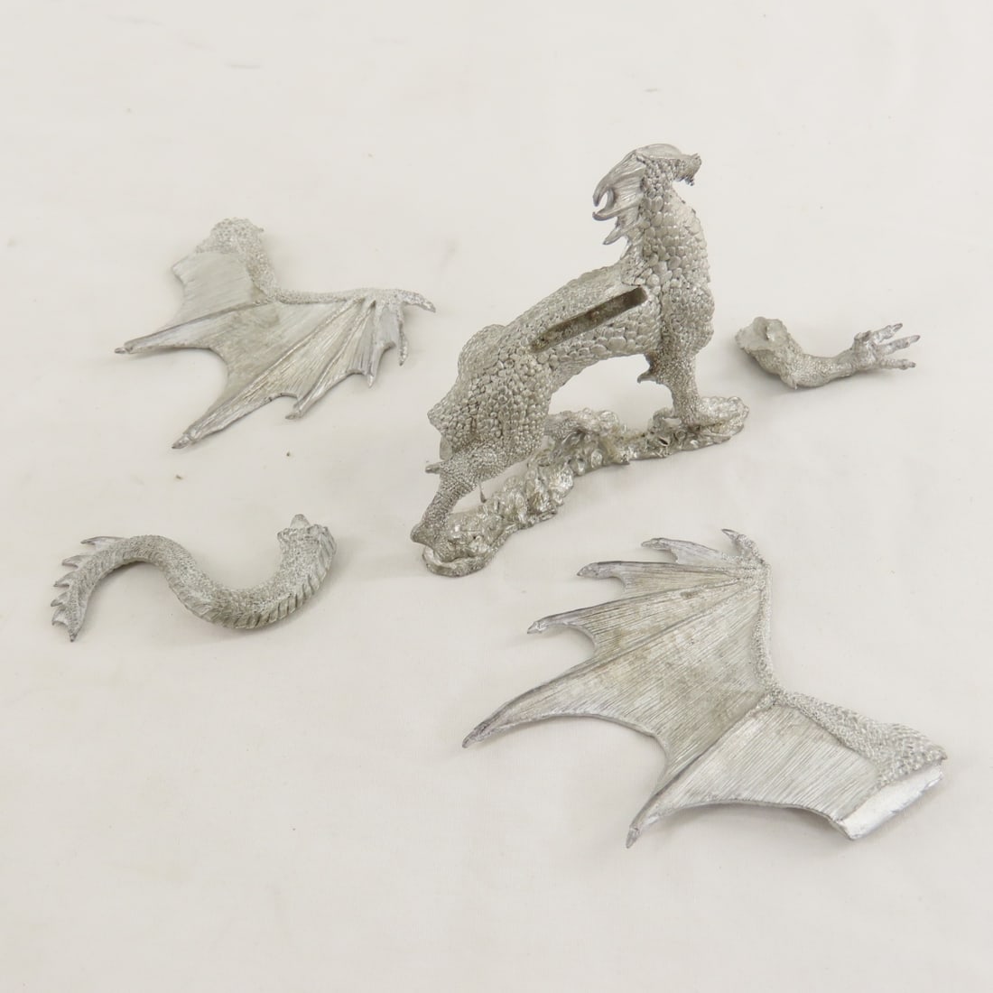 Pewter figurines: Romel Manufacturing Inc. Dragon - 6