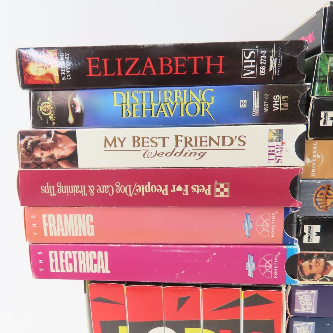 50 VHS TAPES: Dr. Who & more. Some sealed - 2
