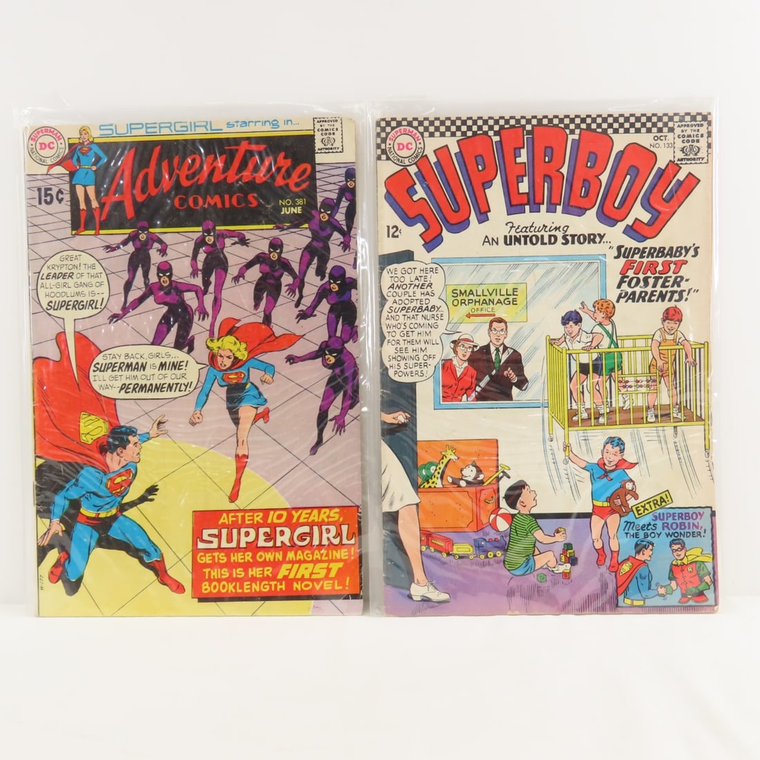 19 Vintage DC Action Comics 318, 319, 336, 662 - 4