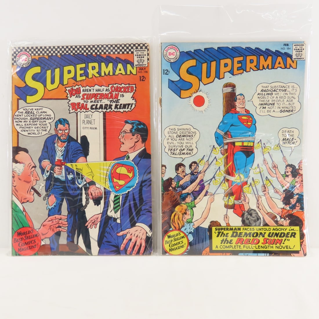 19 Vintage DC Action Comics 318, 319, 336, 662 - 5
