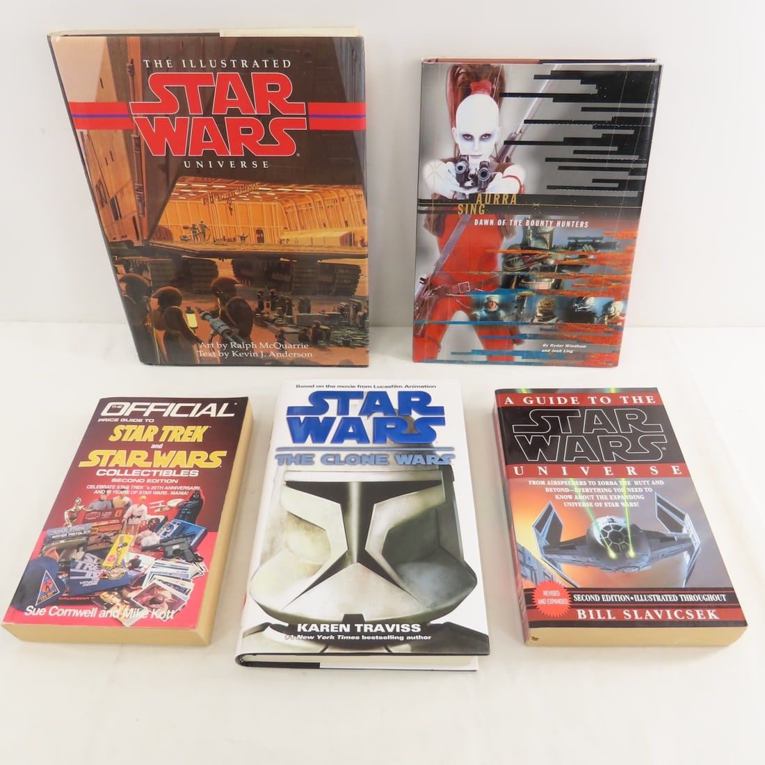 Star Wars: 5 hard covered books, paperback books - 6