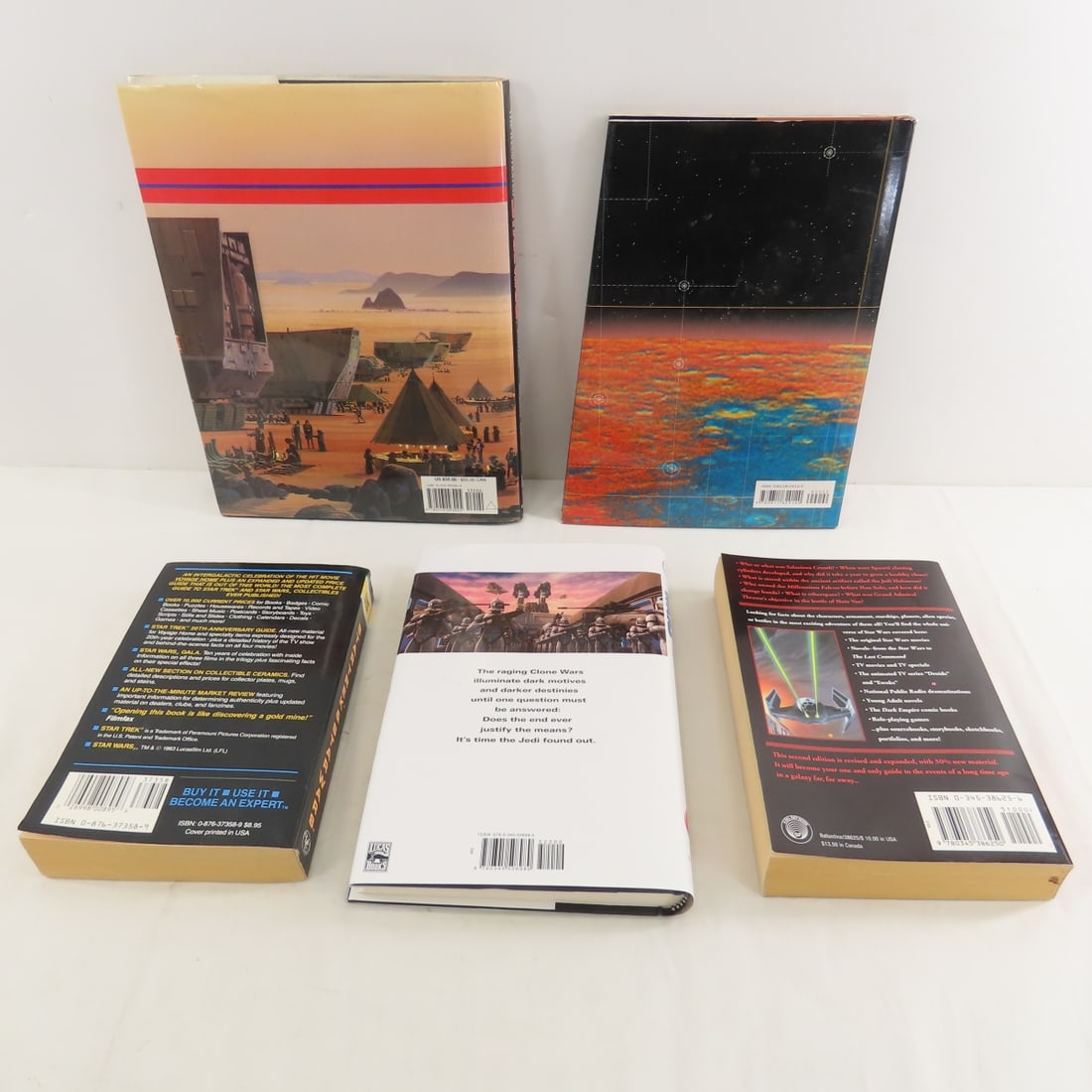 Star Wars: 5 hard covered books, paperback books - 7