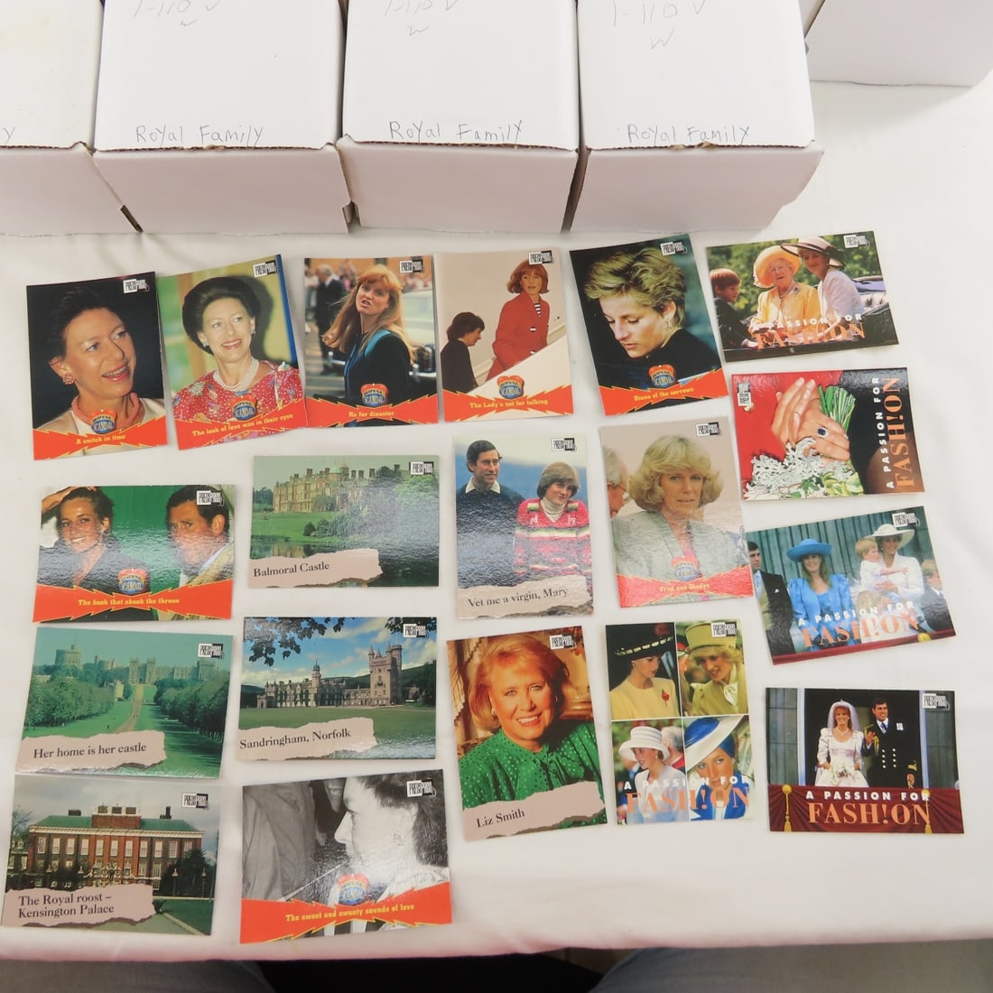 32 sets of Presspass 1993 Royal Family - 2