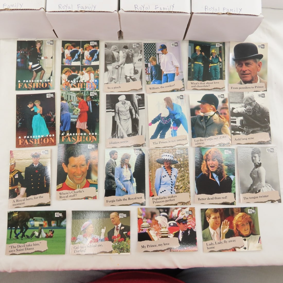 32 sets of Presspass 1993 Royal Family - 3