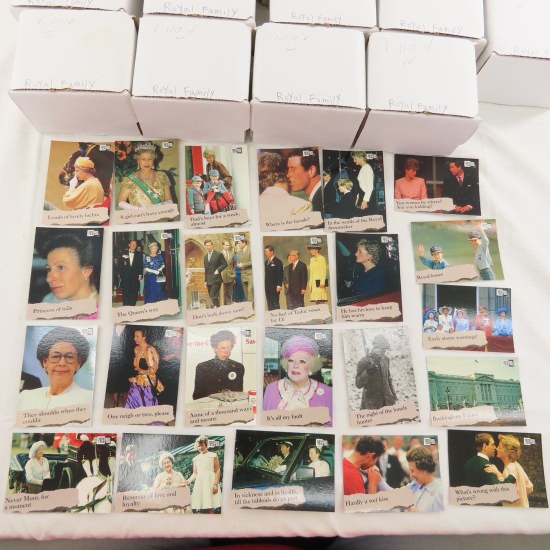 32 sets of Presspass 1993 Royal Family - 4