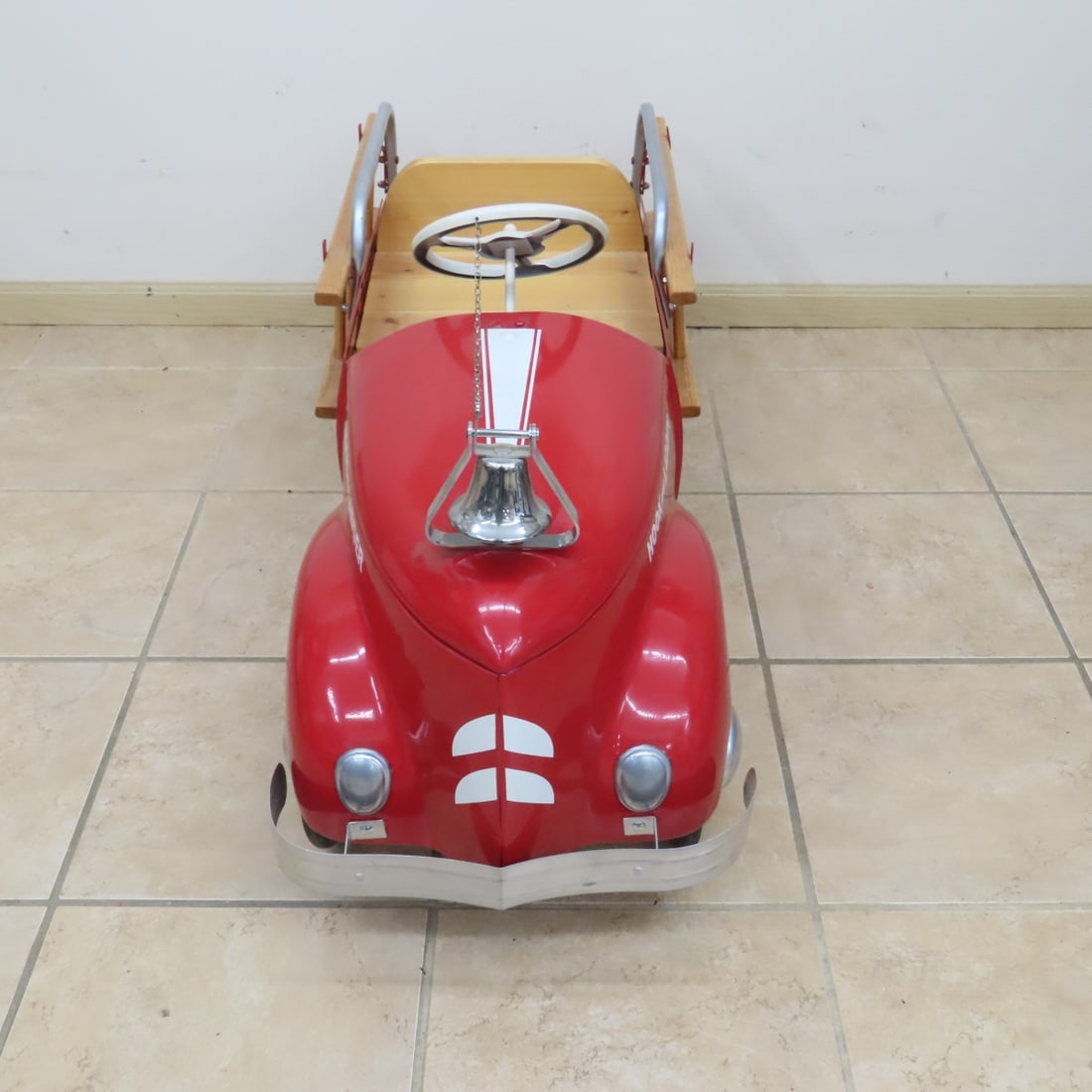 Restored Garton No 1 Fire Truck Pedal Car - 8