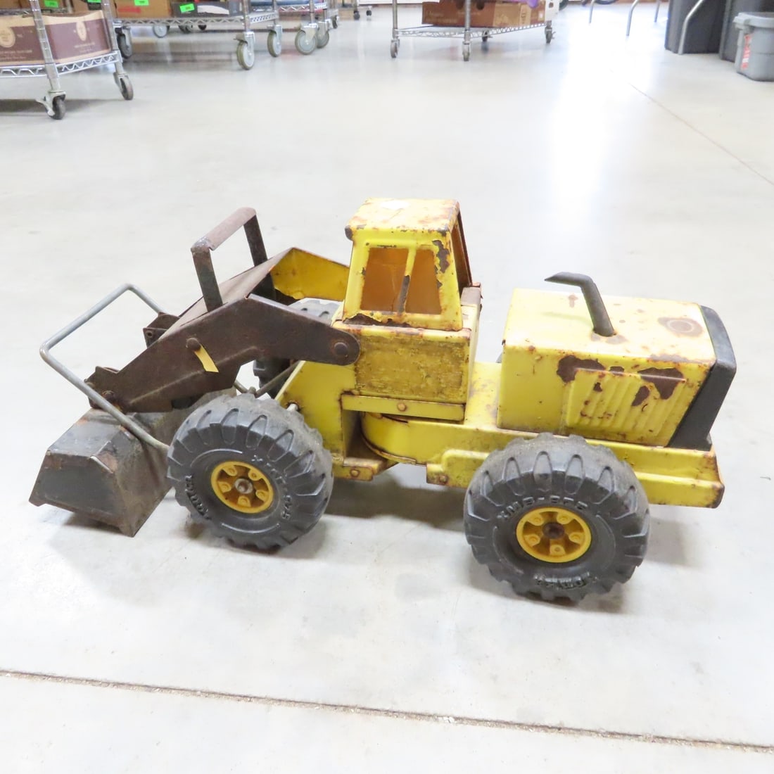 Vintage Tonka Bulldozer, Backhoe, Front End Loader - 11