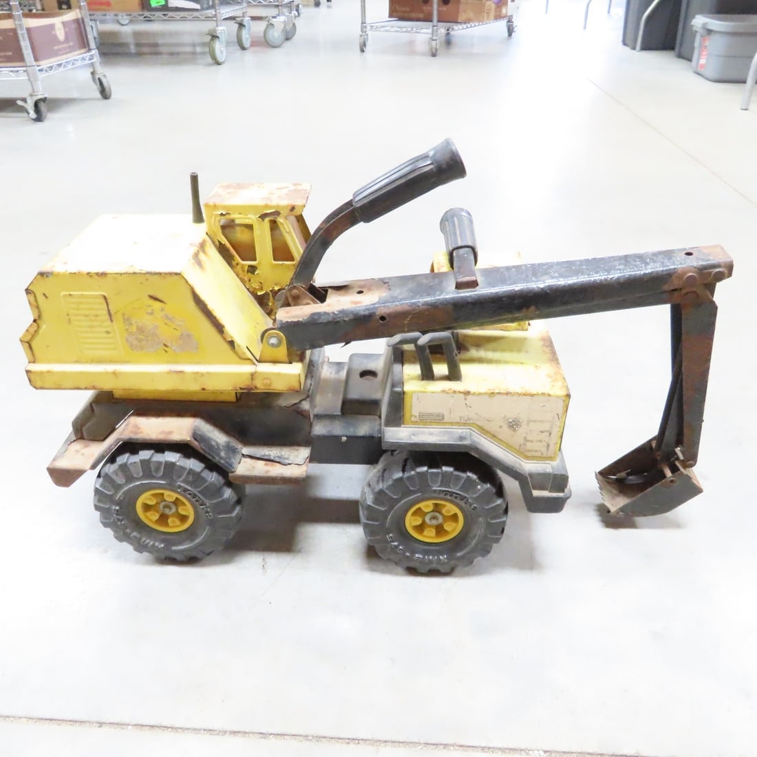 Vintage Tonka Bulldozer, Backhoe, Front End Loader - 15