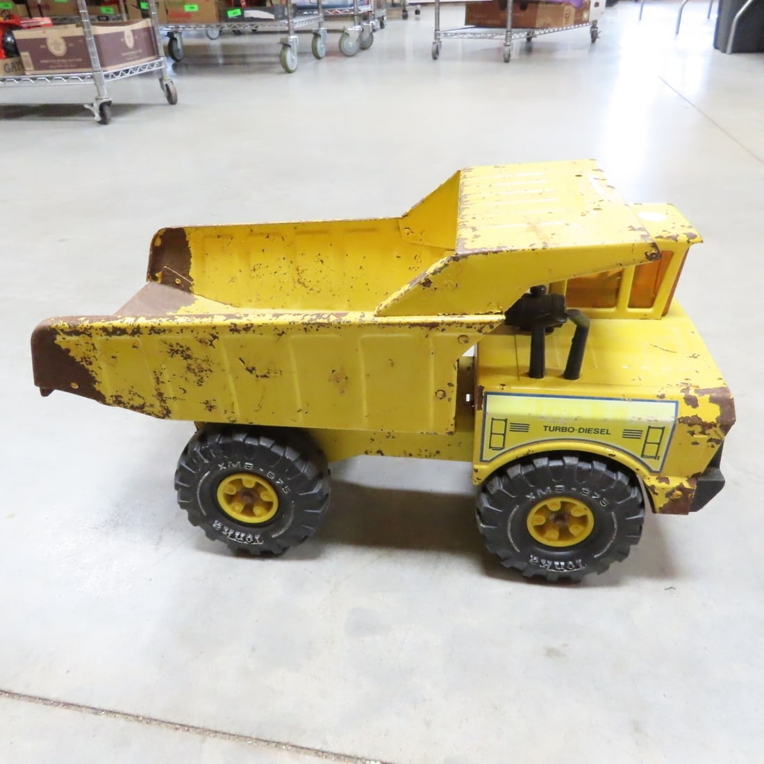 Vintage Tonka Bulldozer, Backhoe, Front End Loader - 2