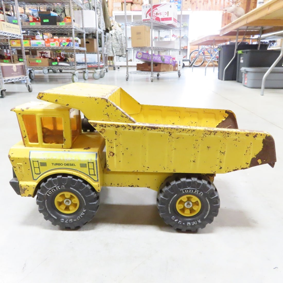 Vintage Tonka Bulldozer, Backhoe, Front End Loader - 3