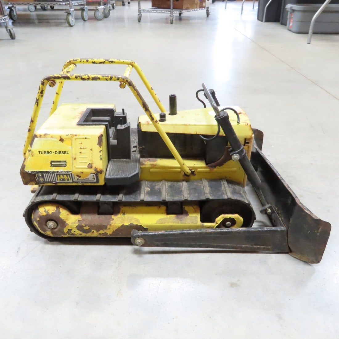 Vintage Tonka Bulldozer, Backhoe, Front End Loader - 7