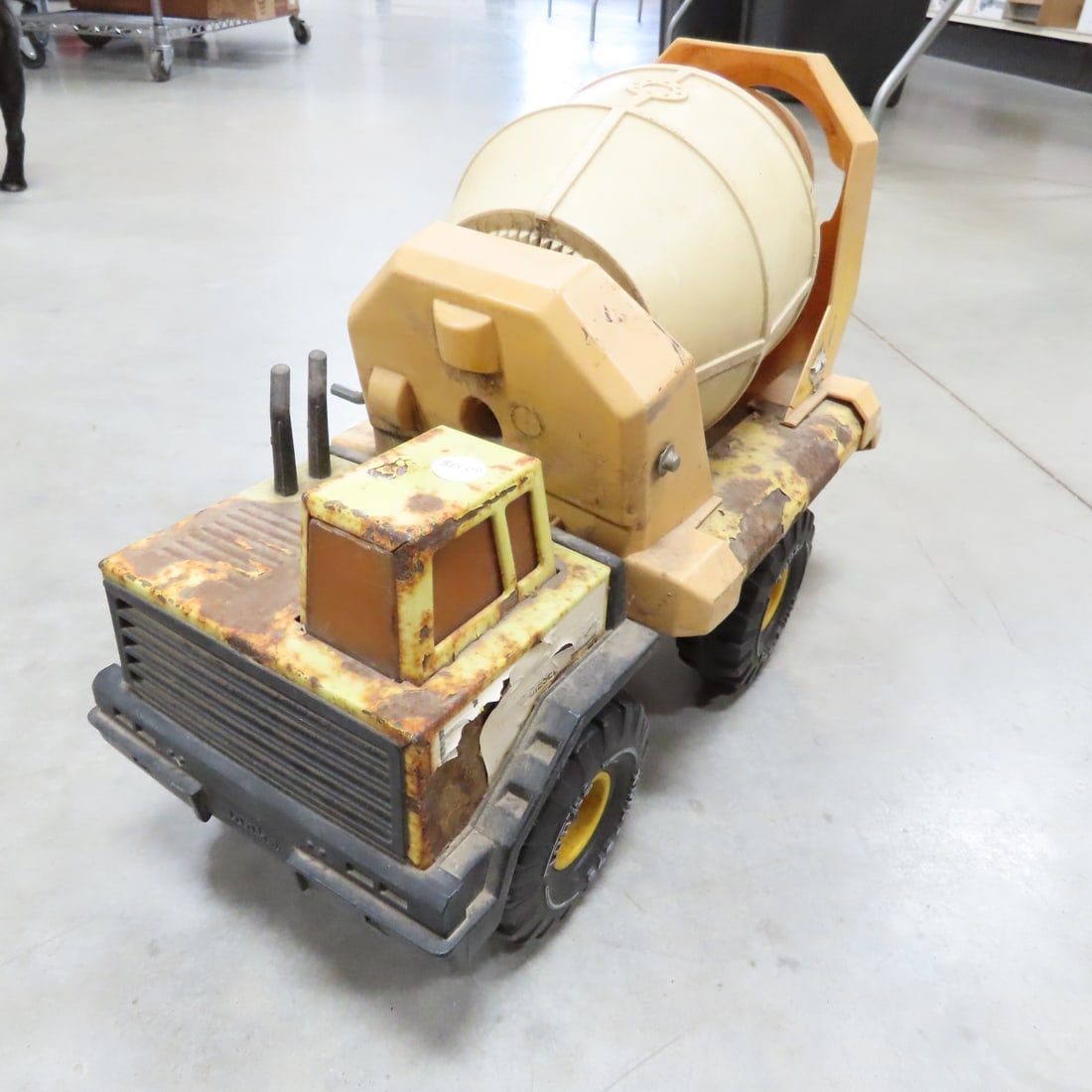 Vintage Tonka Grader, Cement Mixer, Dump Truck - 8