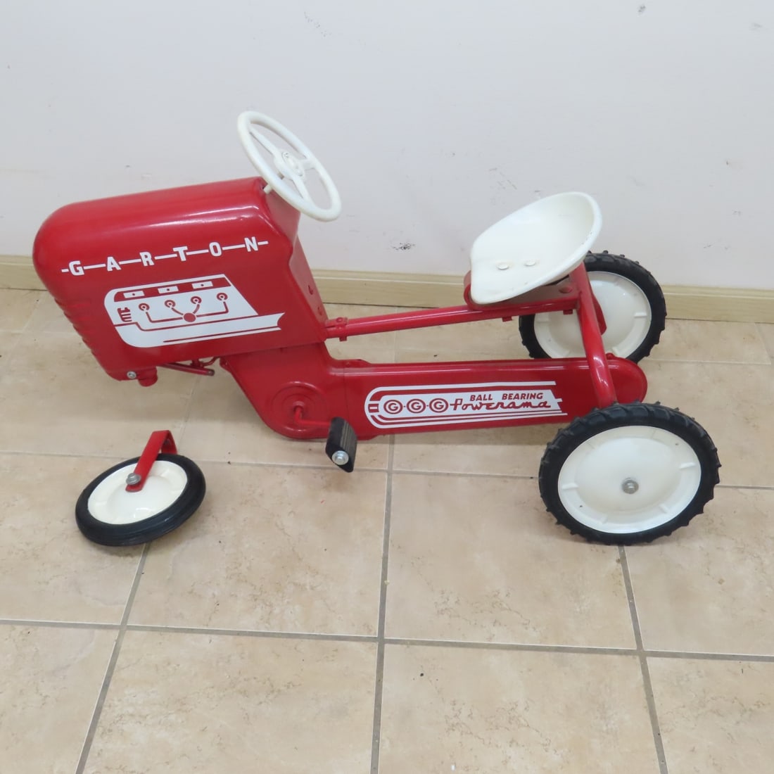 Restored Garton Powerama Chain Drive Pedal Tractor - 5
