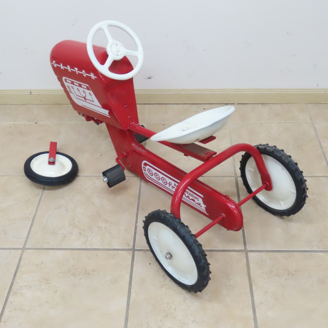 Restored Garton Powerama Chain Drive Pedal Tractor - 6