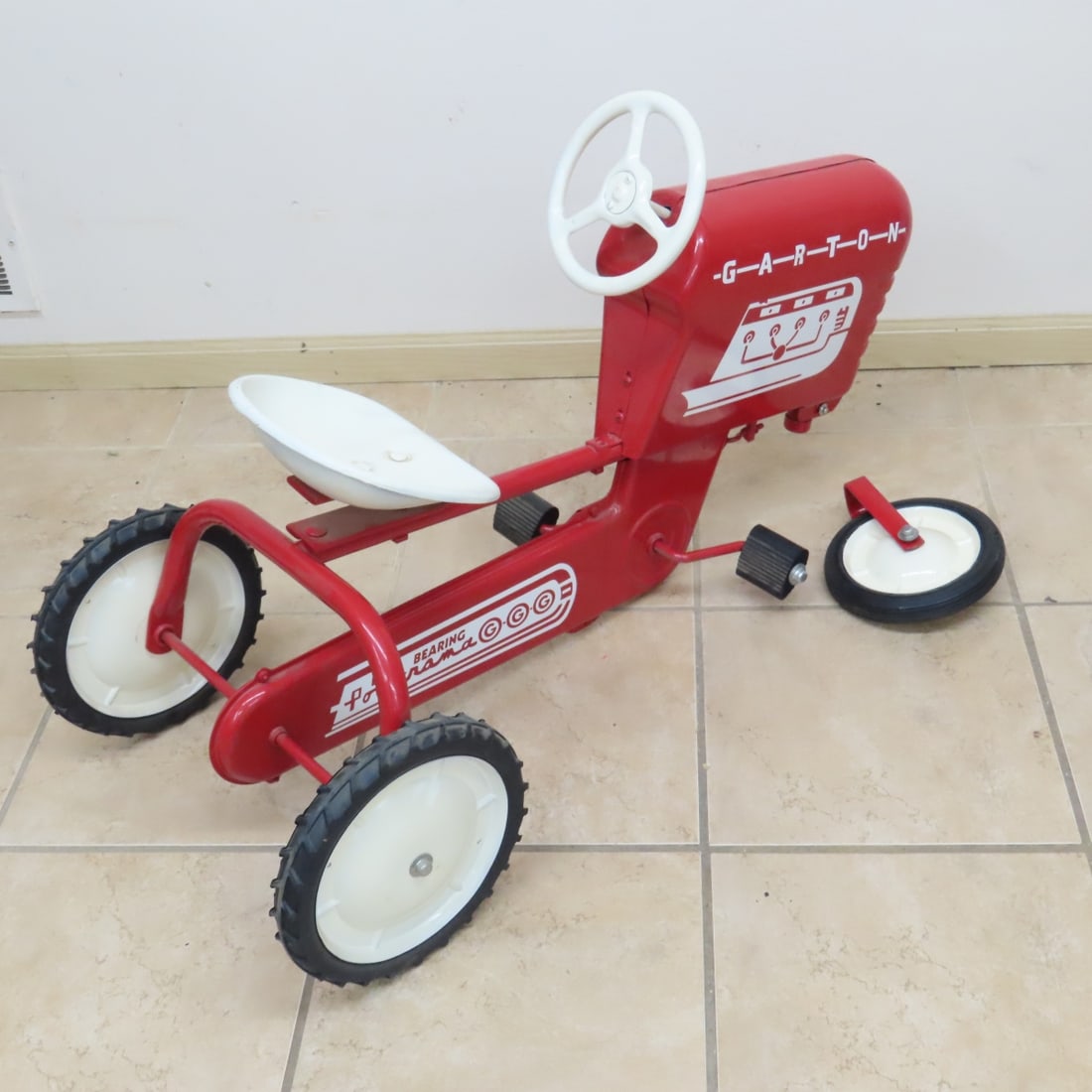 Restored Garton Powerama Chain Drive Pedal Tractor - 8