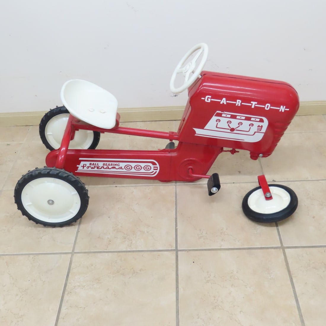 Restored Garton Powerama Chain Drive Pedal Tractor - 9