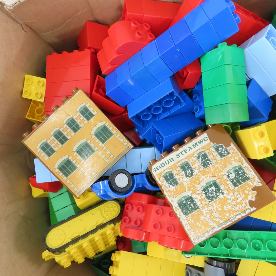 Collection of Duplo Building Bricks, Cars, People - 3