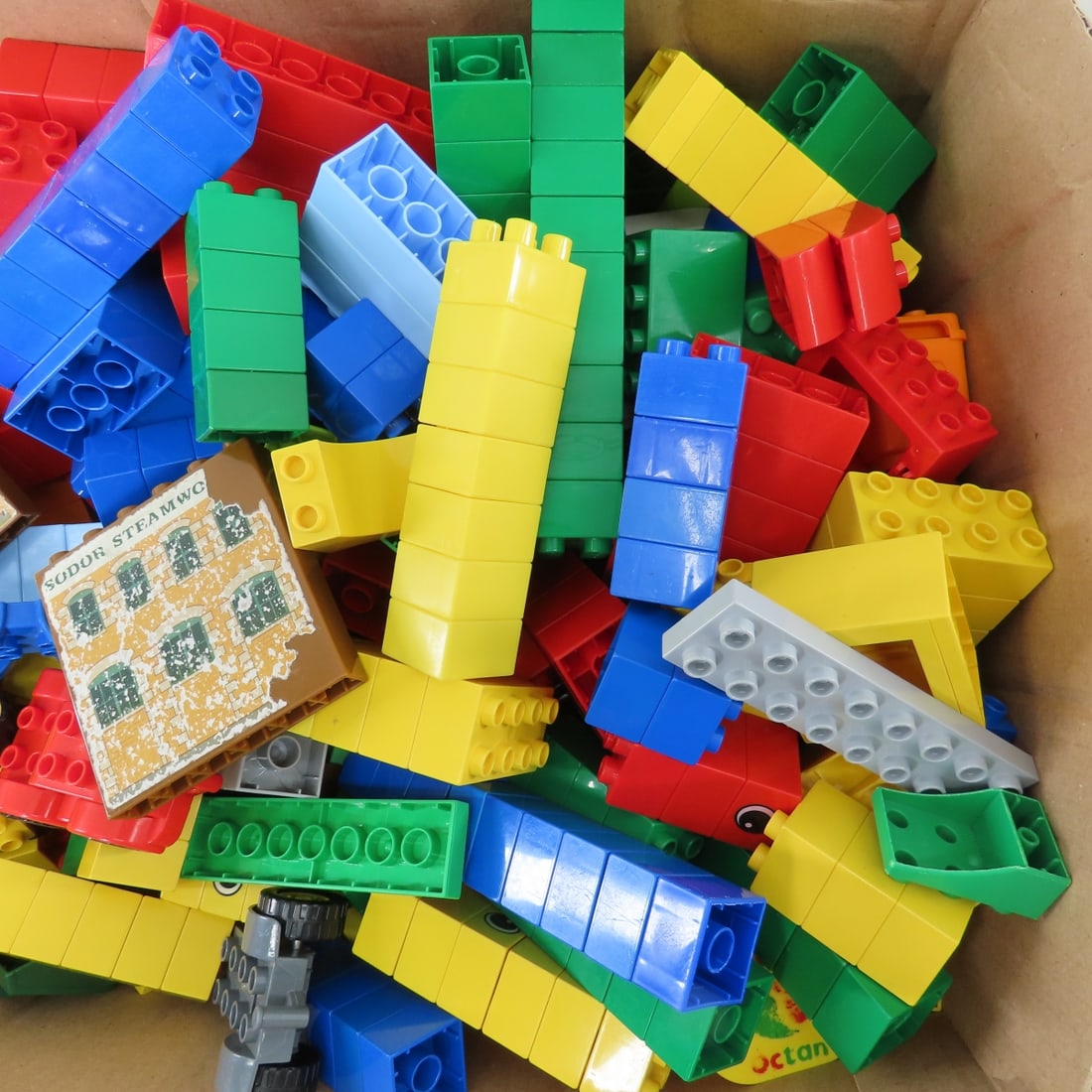 Collection of Duplo Building Bricks, Cars, People - 4