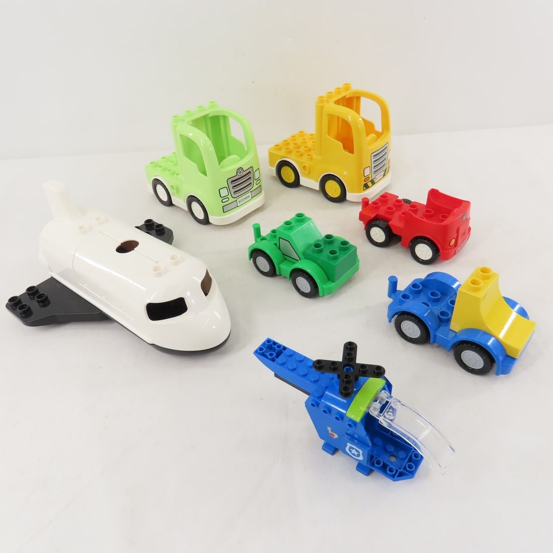 Collection of Duplo Building Bricks, Cars, People - 7