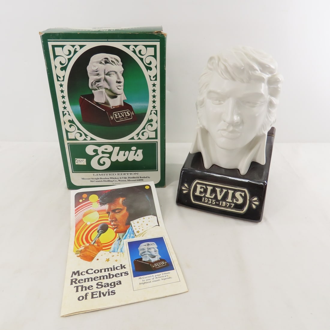 Vintage Lord Calvert, Elvis & Troll Decanters - 2