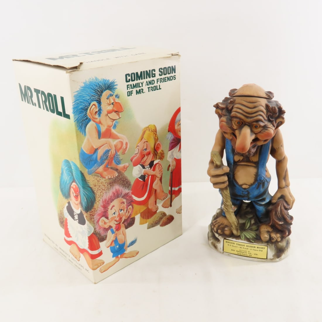 Vintage Lord Calvert, Elvis & Troll Decanters - 6