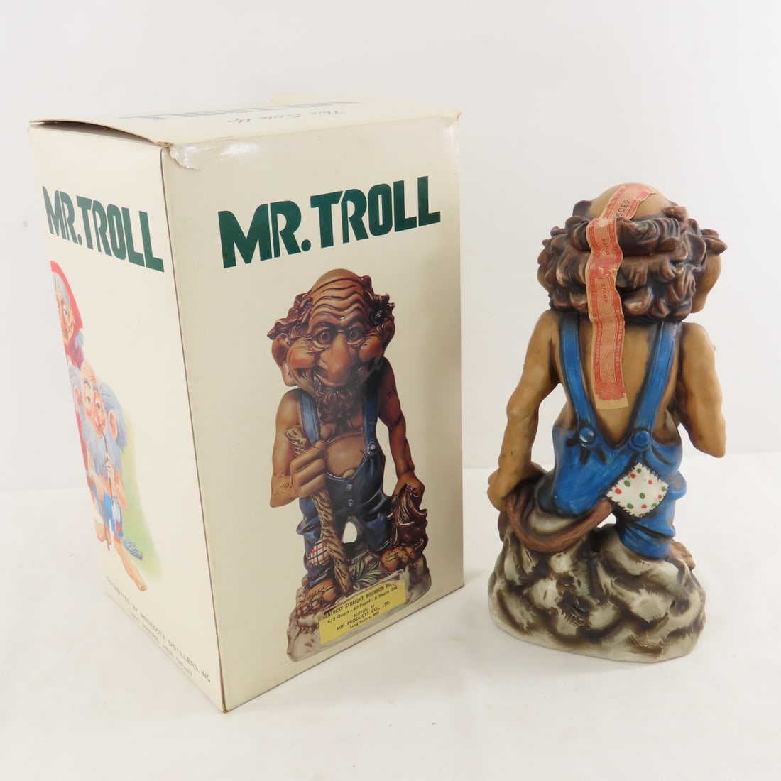 Vintage Lord Calvert, Elvis & Troll Decanters - 7