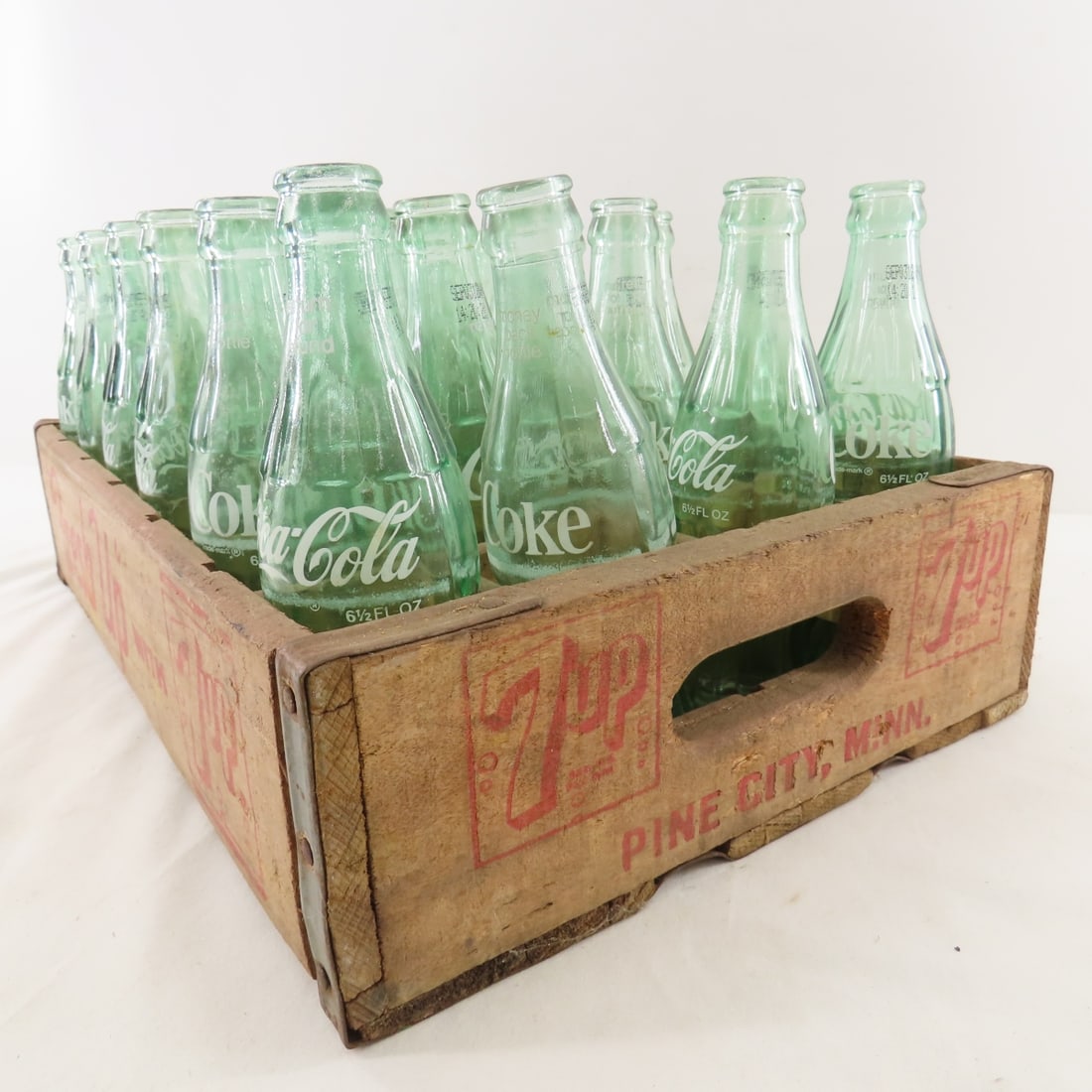 100+ Vintage Coca Cola Bottles in Wood Crates - 8