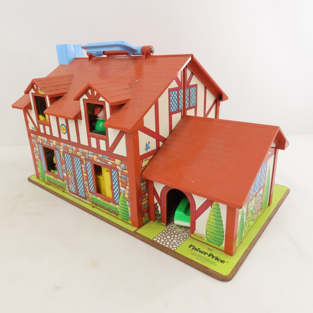 Vintage Fisher Price Parking Ramp, Barn, House - 5