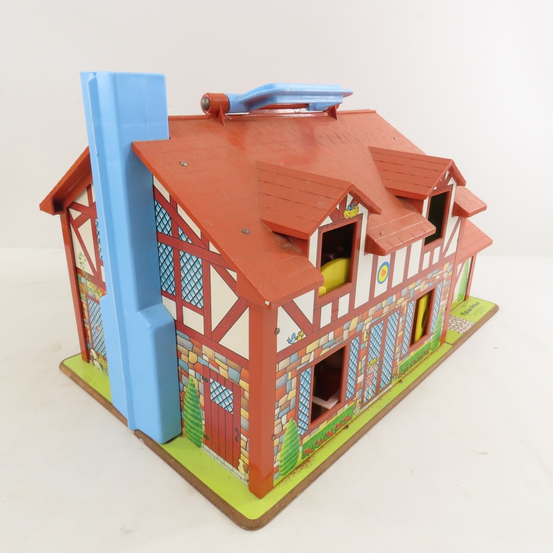 Vintage Fisher Price Parking Ramp, Barn, House - 6