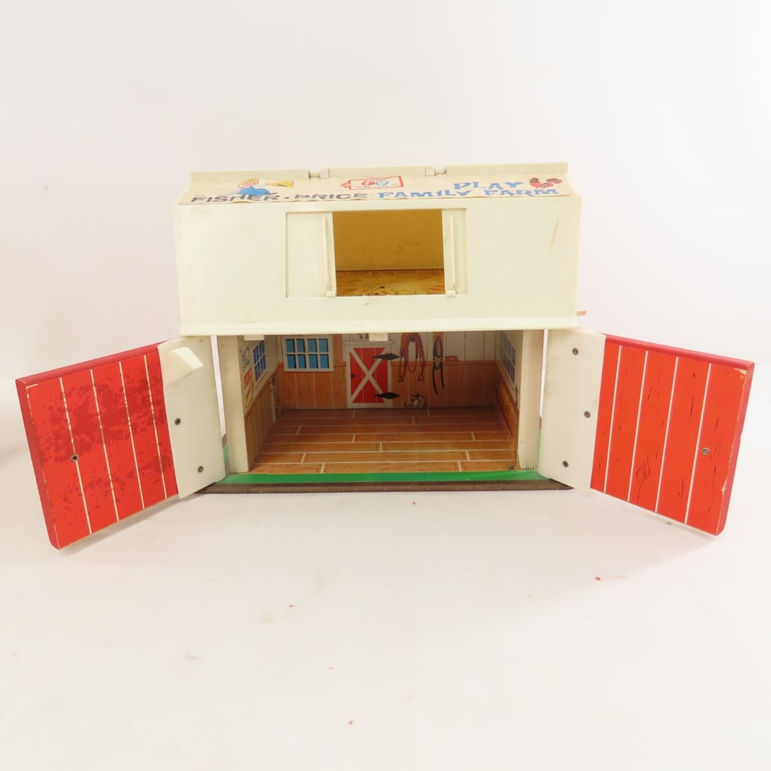 Vintage Fisher Price Parking Ramp, Barn, House - 9