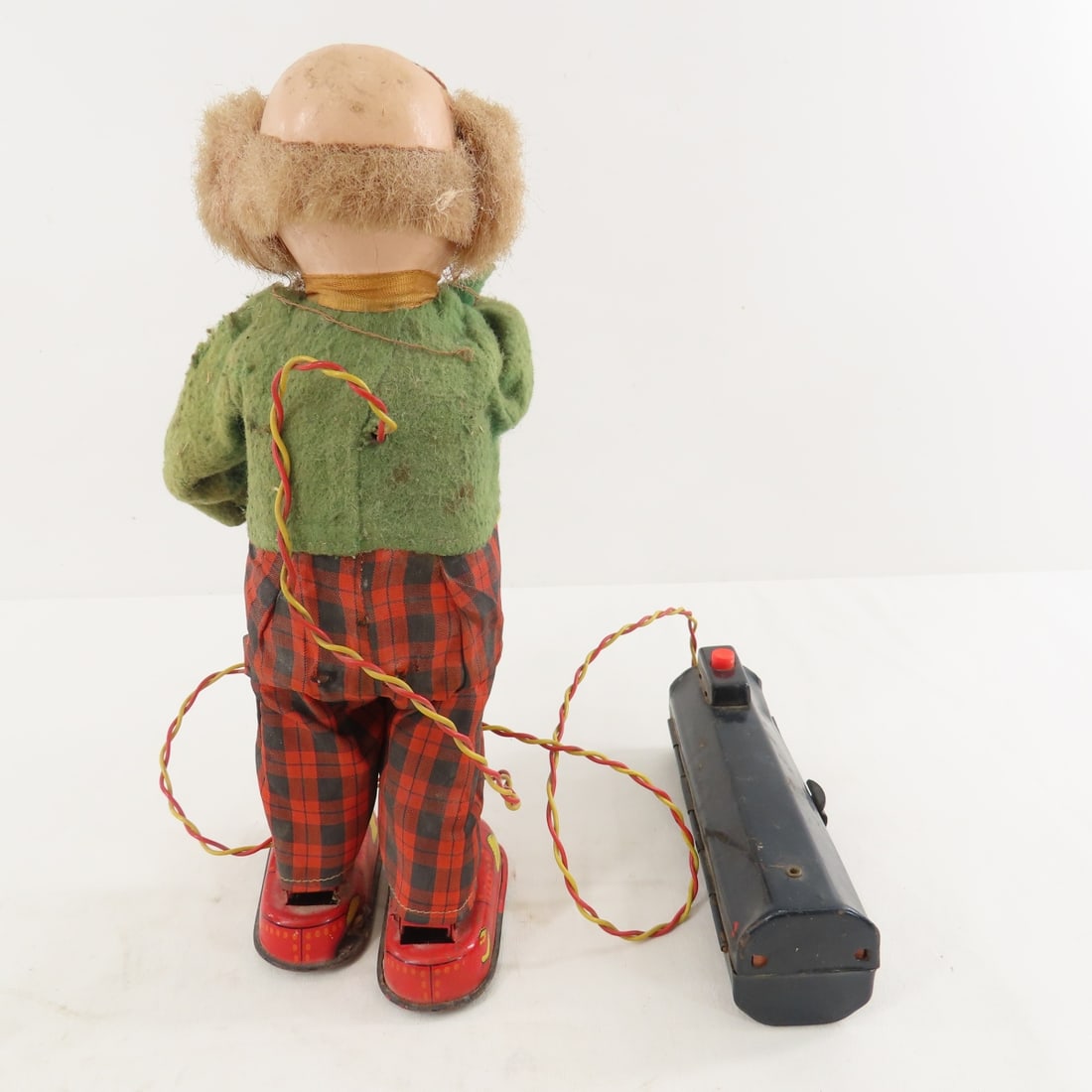 3 Vintage Wind-Up & Battery Drummer & Cymbal Toys - 5