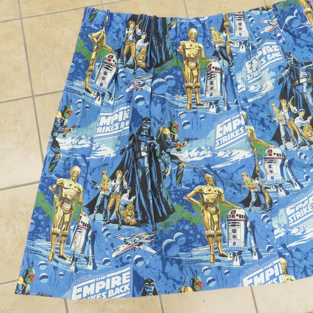 2 1979 Star Wars Empire Strikes Back Curtains - 8