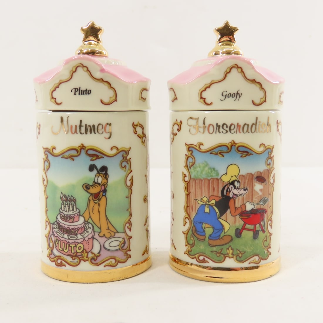 Disney Lenox Spice Jars, Marjoram, Mustard, More - 9