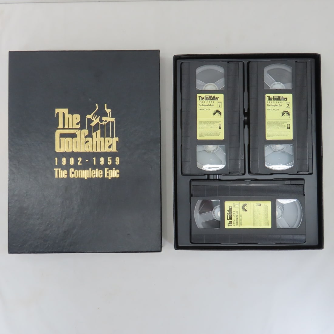 The Godfather Epic VHS Tapes, Sopranos DVD Sets - 3