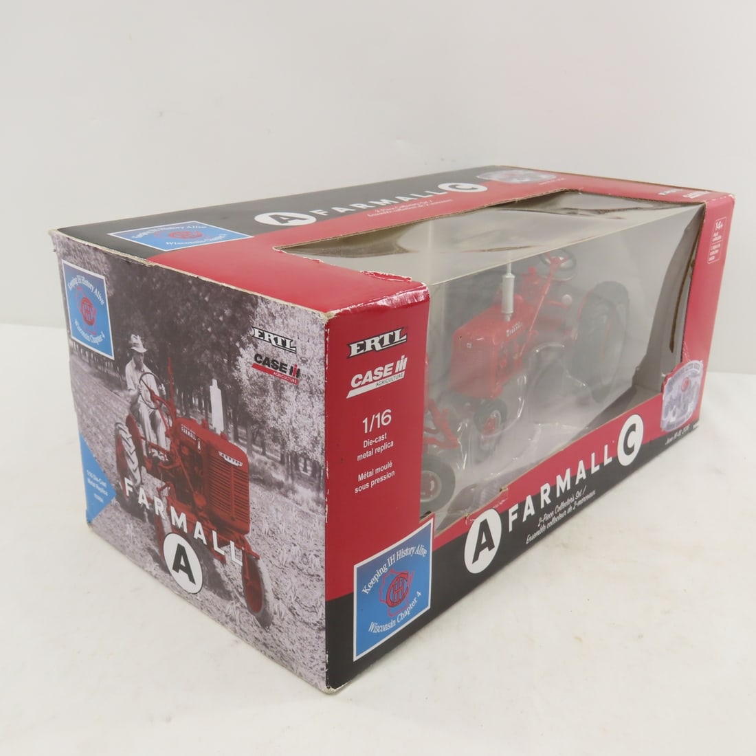 ERTL Farmall A & C Tractors in Box- Red Power - 4
