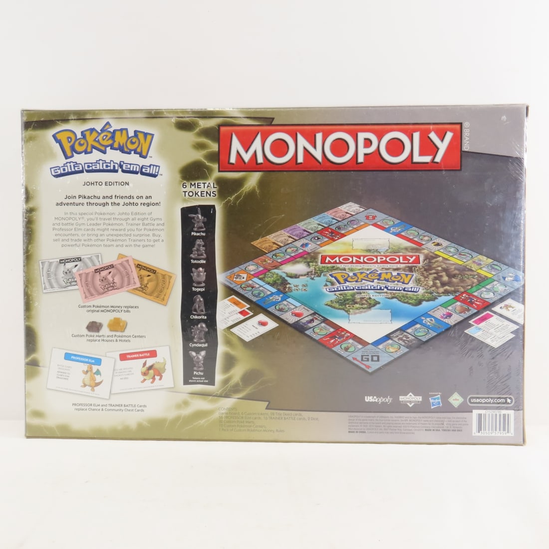2016 Pokemon Monopoly Game Sealed, Johto Edition - 9